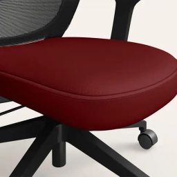 Godrej Interio Curv Mesh Office Executive Chair Red, Set of 5, Optional Installation Available image 4