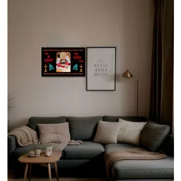 SHRI KHATU SHYAM CREATION Black & Red Religious Printed Wall Photo Frame image 4