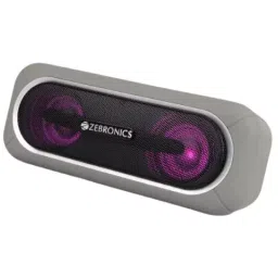 Zebronics Delight 20 10W Portable Bluetooth Speaker, Grey-32