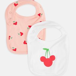 Pantaloons Baby Pack of 2 Infants Peach & White Printed Bibs-picture-21