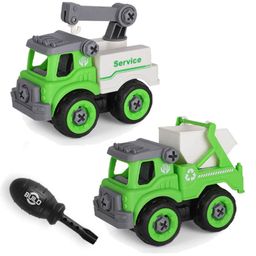 SVE Sanitation Truck Vehicles With 1 Screwdriver Tool Pack of 2  Multicolor-21
