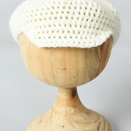 Funkrafts Handmade Woollen Golf Cap - Off White-77