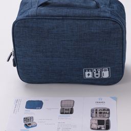Babyhug Multifunctional Portable Travel Toiletry Bag with Straps - Dark Blue-image-21