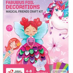 Chalk and Chuckles Fabulous Foil Decorations Magical Friends Craft Kit-25