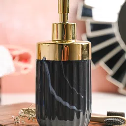 Voncasa Golden Ribbed Soap Dispenser - 350 ml-picture-26