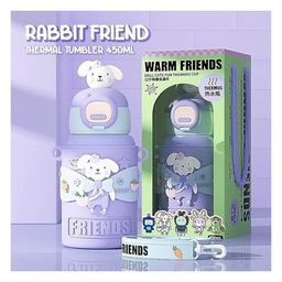 CuddleNest Rabbit Kids Water Bottle - 450 ml-image-104
