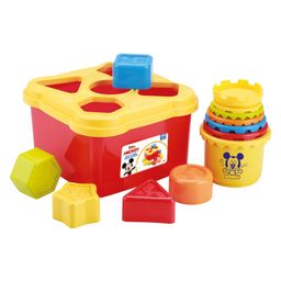 JOYO Mickey and Friends 2 in 1 Shape Sorter and Stacking Cups Set 14 Pieces - Red image 2