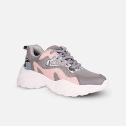 iD&U Women Colourblocked Leather Lace-Up All Seasons Wearing Sneakers-image-11