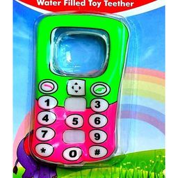 Vworld Baby Teether Toy BPA-Free Multiple Teething Surfaces for Kids of 3 Months & Above Infant Toys Phone and Whitecandy Teether (Pack of 2) (multicolour) image 3