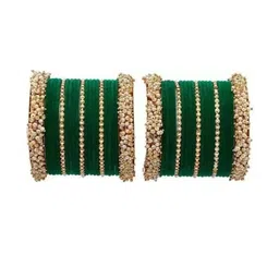 SAVORADE Green Stainless Steel Bangle-picture-49