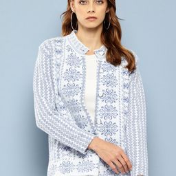 Aarika Ethnic Motifs Self Design Woollen Sweaters-picture-45