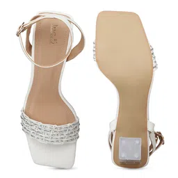 Inc 5 Embellished Open Toe Block Heels image 2