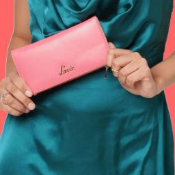 Lavie Safain Pink Solid Bi-Fold Wallet for Women-picture-31