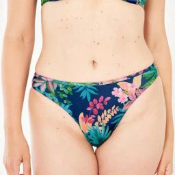 Olaian By Decathlon Blue Regular Fit Floral Print Swim Bottoms-image-10