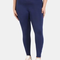 Zelocity by Zivame Blue Slim Fit Sports Tights-picture-17