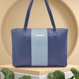 Caprese Mazie Navy Blue Tote-23