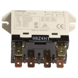 OMRON ELECTRONIC COMPONENTS RELAY, DPST-NO, 277VAC, 25A, G7L-2A-TUB-CB-AC24-45