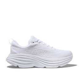 Hoka Men's M BONDI 8 White Running Shoes-image-4