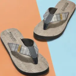 Woodland Men's Grey Flip Flops-image-79