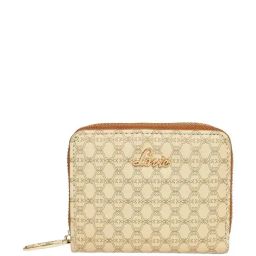 Lavie Beige Printed Zip Around Wallet for Women-16