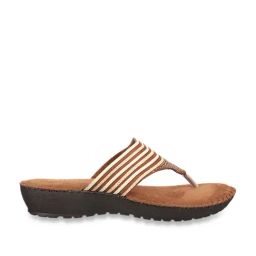 Metro Women's Camel Thong Wedges-image-64