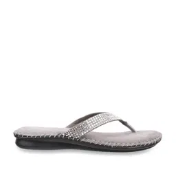 Metro Women's Silver Thong Wedges-image-43