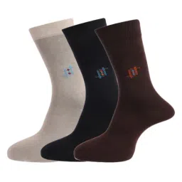Dollar Multi Cotton Free Size Socks - Pack of 3-picture-11