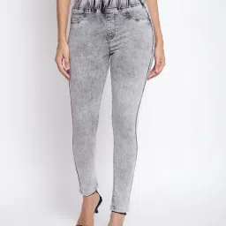 Tales & Stories Light Grey Regular Fit Jeggings-picture-28