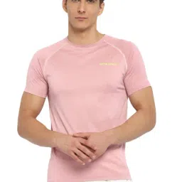 OFF LIMITS Pink Round Neck T-Shirt-image-52