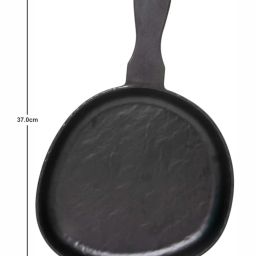 Servewell Serving Dish Matte With Handle - Black 750ml SER-MSDWH-BLACK image 3