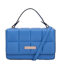 Giordano Blue Quilted Medium Satchel Handbag-image-41
