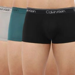 Calvin Klein Underwear Multicolored Regular Fit Trunks - Pack Of 3-image-42