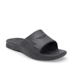 Red Tape Men's Black Slides image 3