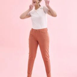 Go Colors! Orange Mid Rise Jeggings-picture-31