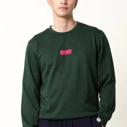 Rare Rabbit Green Cotton Regular Fit Solid Sweatshirt-image-96