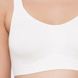 Inner Sense White Full Coverage Bra image 4