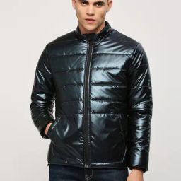 Pepe Jeans Navy Blue Regular Fit Quilted Jacket-picture-45