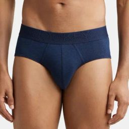 Jockey Navy Melange Briefs-image-58