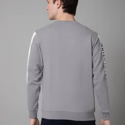 Cantabil Grey Regular Fit Printed Sweatshirt image 2