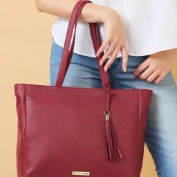 Caprese Ariana Plum Tote-picture-12