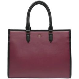 Horra Wine Solid Medium Handbag-2
