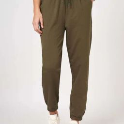 Ajile by Pantaloons Olive Cotton Joggers-image-96