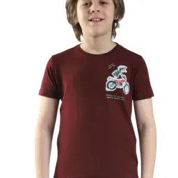 Monte Carlo Boys Maroon Printed T-Shirt-picture-33