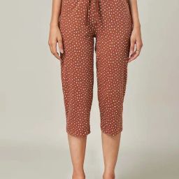 Dreamz by Pantaloons Brown Cotton Printed Capri-image-35