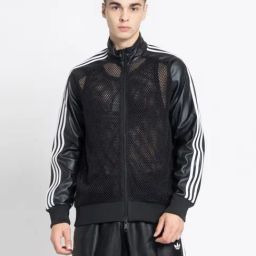 Adidas Originals Black Loose Fit Sports Jacket-image-56