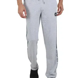 Monte Carlo Light Grey Regular Fit Trackpants-picture-25