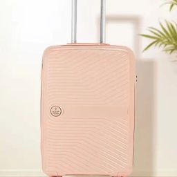 Nasher Miles Bruges Hard-Sided Polypropylene Check-in Luggage Peach 24 inch |65cm Trolley Bag-image-45