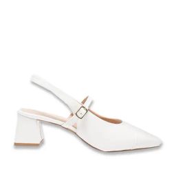 Van Heusen Women's White Sling Back Sandals-picture-46