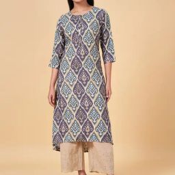 Rangmanch by Pantaloons Multicolored Printed A Line Kurta-picture-20