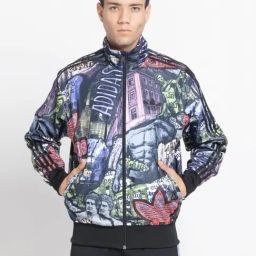 Adidas Originals Multicolour Loose Fit Printed Sports Jacket-image-50
